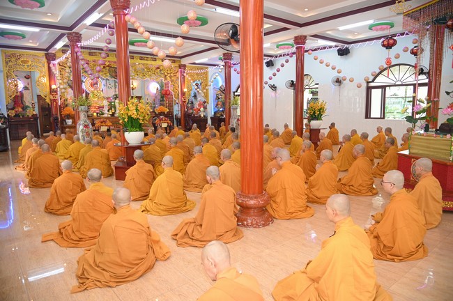 Holding Pravaranà Ceremony of the Director Board (DB) of Hoc Mon district's Vietnam Buddhist Sangha (VBS)